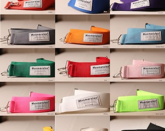 Adjustable Nylon Cotton Shoulder Bag Strap: Replacement Crossbody Strap