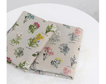 Florales laminiertes Leinengewebe, wasserdichtes Outdoor Decor