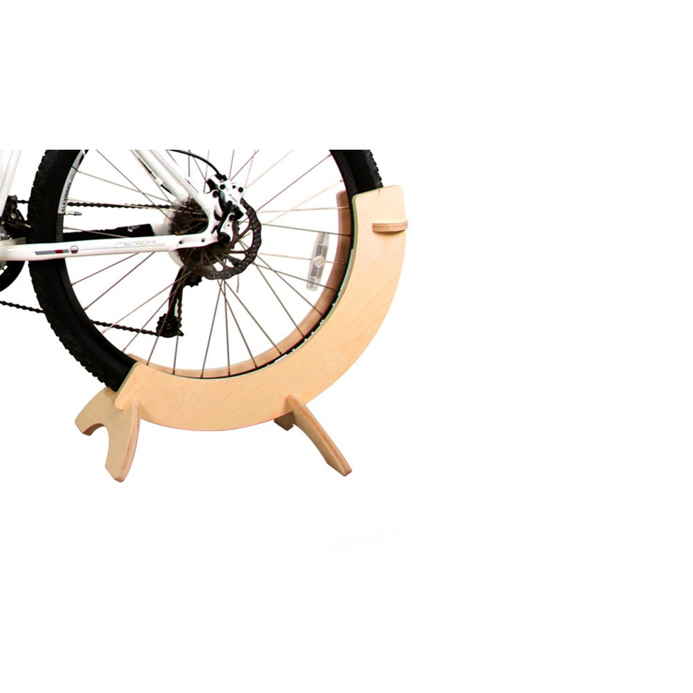 DIY Bike wooden floor Bicycle Stand Rack Shelf birch tree Etsy
