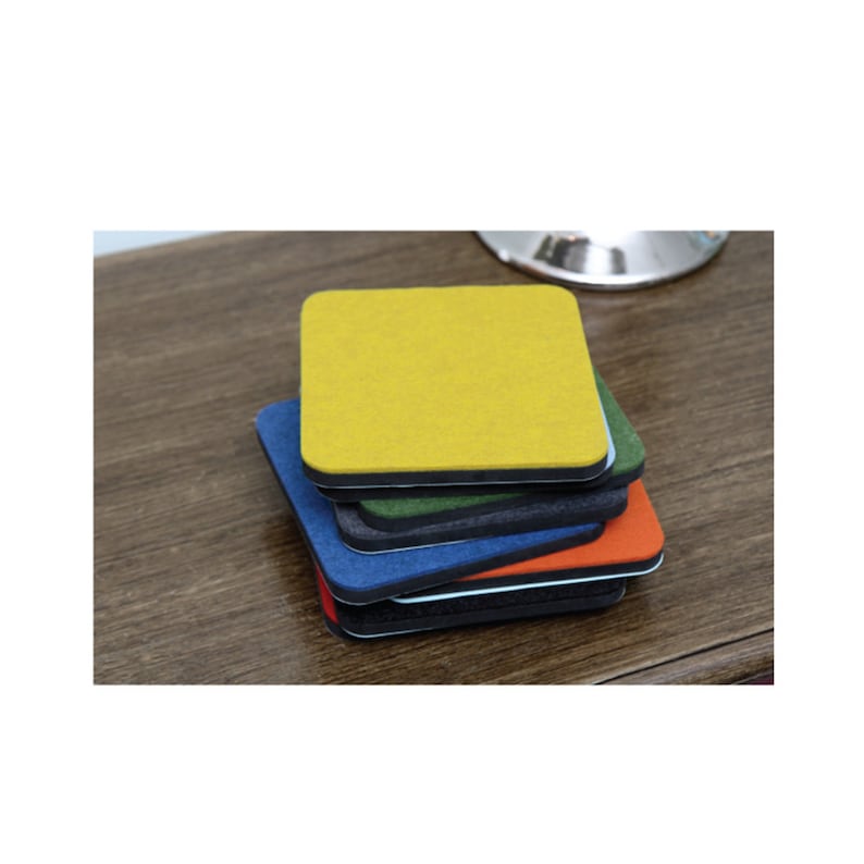 Felt Square Pin Board DIY Art Mat Selfadhesive Decorative