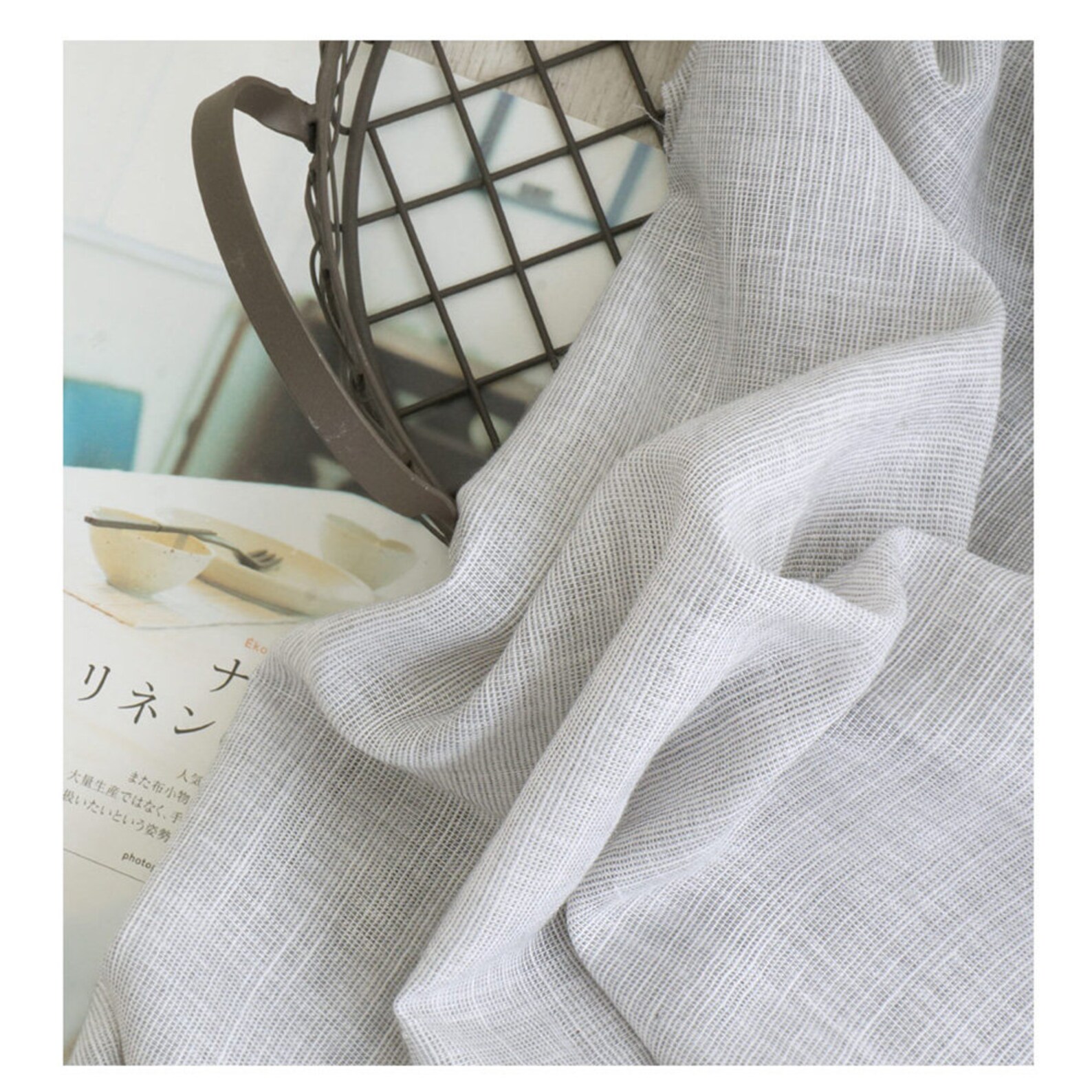 Linen Cotton Gauze Fabric Muslin Fabric Soft Linen Gauze by Etsy