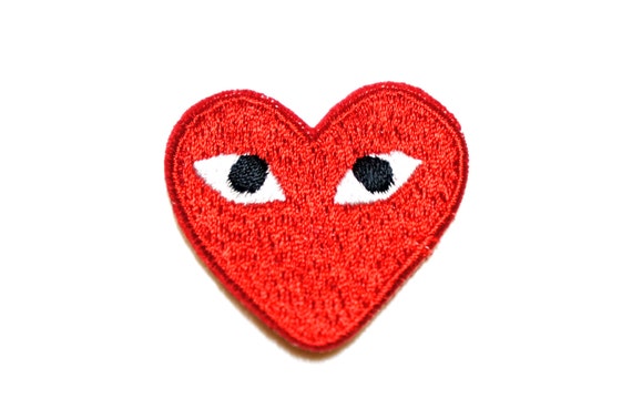 comme des garcons iron on patch