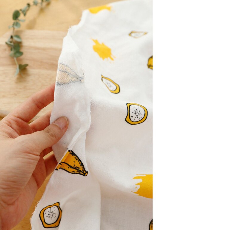 Double 100 Cotton Gauze Fabric Baby Clothing Gauze Printed Etsy