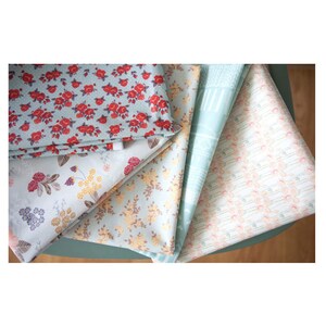 Laminated Cotton Fabric: Floral Print, Wipe Clean, By The Yard