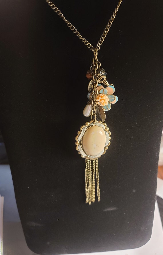 Vintage Victorian Style Drop Necklace | Victorian… - image 1