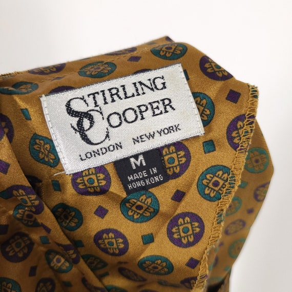 Vintage Stirling Cooper Geometric Printed Short S… - image 4