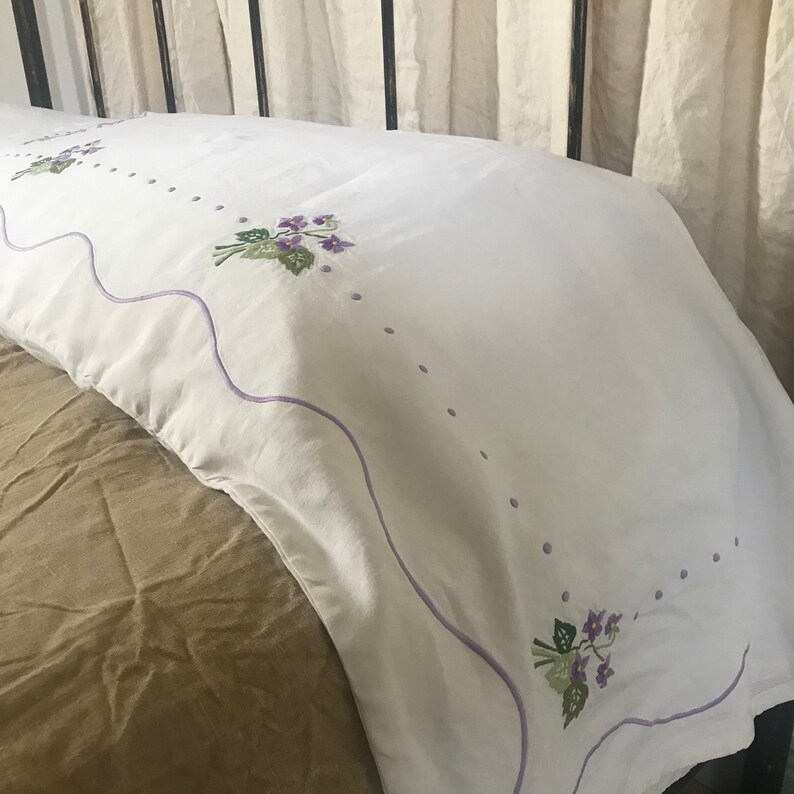 ELISE Linen Bed Bolster Cover Linen Body Pillow Antique Etsy