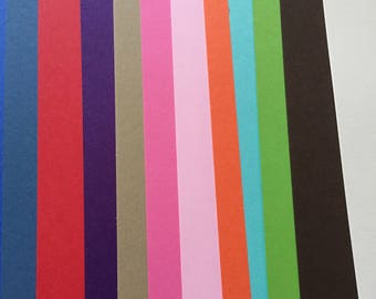 A4 Plain Double Sided 240 GSM card smooth matt acid free various colours purple, pink, green, black, cream, natural 10 sheets supplied