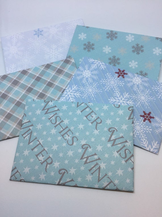 Santa/'s Workshop /& Gingerbread Mini Christmas Envelopes Hand Crafted Nutcracker
