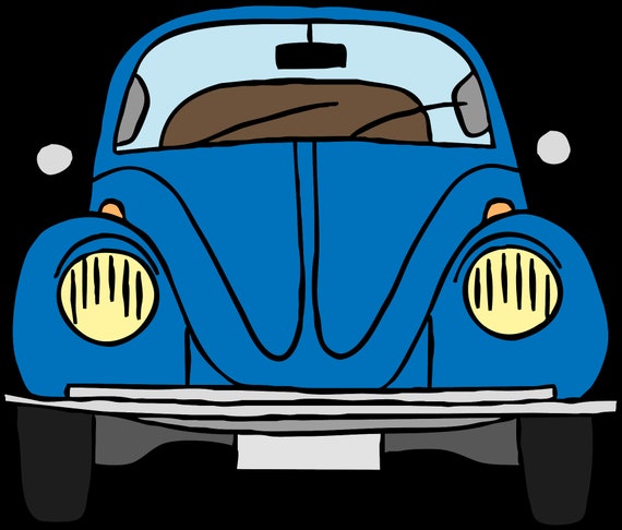 Congratulations You Passed Personalised Driving Test Card Vintage VW Beetle Girl