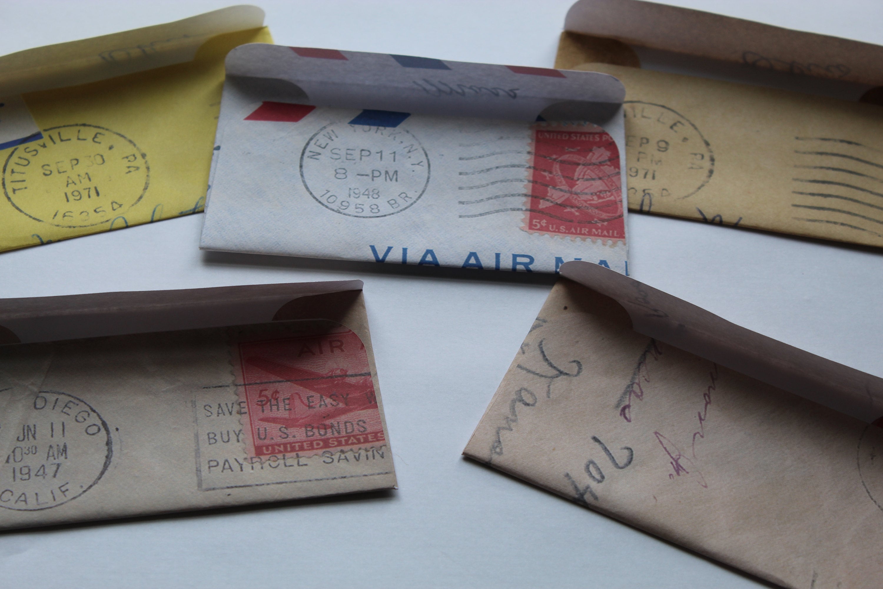 Vintage Italian Theme Envelopes Featuring Vintage Stamps Etsy UK