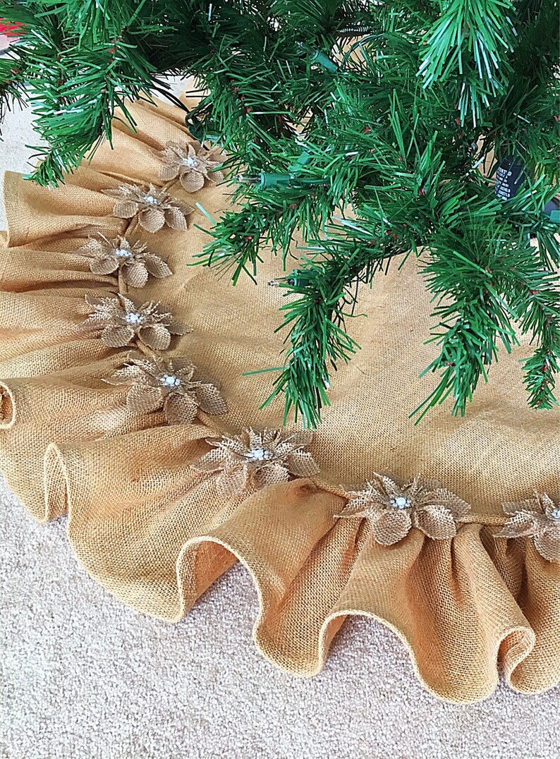 Mini Burlap Tree Skirt 