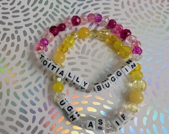 CLUELESS | as if, buggin, cher, 90s, beaded bracelets