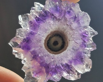 Amethyst Stalactite Slice / Amethyst Stalactite / Amethyst Slice / Stalactite Amethyst / Amethyst Geode / Geode Slice / Stalactite Slice