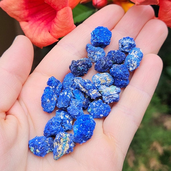Azurite Blueberry / Azurite Blueberry Geode / Azurite Crystal / Azurite Nodule / Azurite Stone / Azurite Blueberries / Azurite Specimen