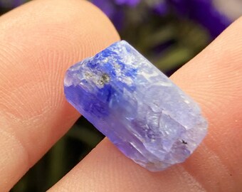 Tanzanite Crystal /  2 gram Tanzanite / Bi-color Tanzanite / Synergy 12 / Purple Tanzanite / Raw Tanzanite / Natural Tanzanite Gemstone