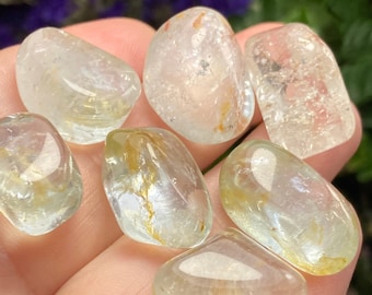 Polished White Topaz Crystal: Natural Topaz Gems From Brazil