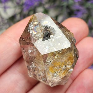 Golden Herkimer Diamond Crystal - 28g Herkimer Diamond - Herkimer Crystal - Herkimer Diamond Quartz Specimen - Herkimer Quartz Crystal