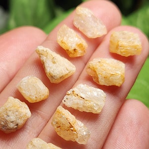 Golden Phenacite Crystal Specimen: Rare Phenacite from Nigeria