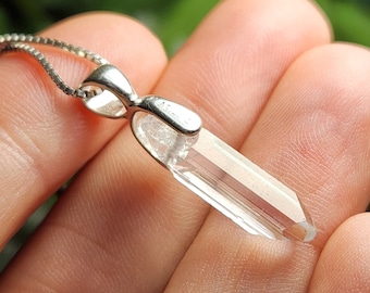 Danburite Pendant / Danburite Crystal / Danburite Necklace / Danburite Jewelry / Synergy 12 / Raw Danburite / Danburite Crystal Pendant