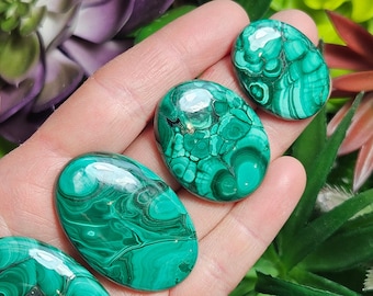 Fetta Di Malachite Naturale Lucidata - Pietra Decorativa Per Meditazione E Acquari - Foto 4