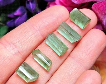 Leaf Green Tourmaline on Feldspar From Skardu Pakistan. 155 CT