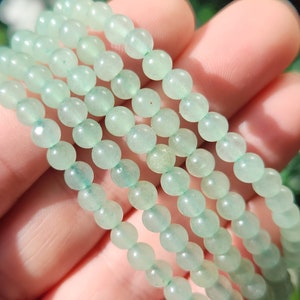 Green Aventurine Bracelet - Crystal Bracelet - Green Aventurine Crystal - Polished Green Aventurine - Aventurine Jewelry - Gemstone Bracelet