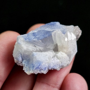 Periwinkle Dumortierite Quartz Crystal: Stone of Patience