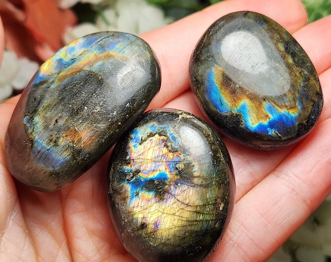 Spectrolite Palm - Spectrolite - Labradorite Crystal - Labradorite Palm ...