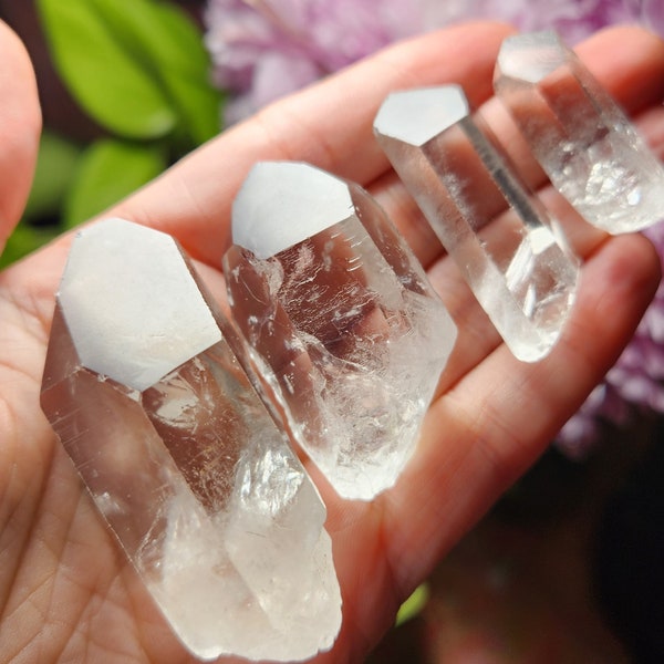 Brazilian Quartz / Clear Quartz Crystal / Quartz Points / Clear Quartz Stone / Quartz Crystal / Terminated Crystal / Raw Quartz Crystal