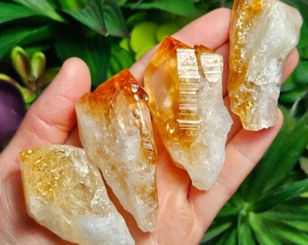 Cristal de citrine / Pierre d'ABONDANCE / Pierre de citrine / Point de citrine / Cristal de citrine brut / Pierre de naissance / Pierre de citrine / Citrine terminée