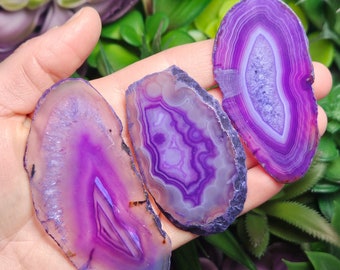 Purple Geode / Geode Slice / Agate Slice / Agate Geode Slice / Geode Agate / Agate Crystal / Purple Agate / Agate Slice Large / Agate Stone