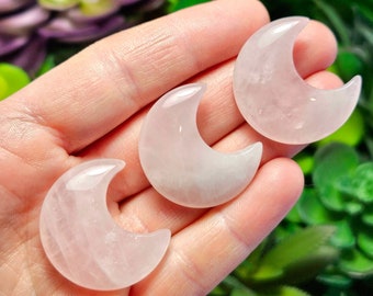 天然クリスタル XL ケンババ ジャスパー ムーン カービング 6.8”x5”x1