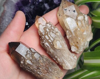 Kundalini Crystal / Natural Citrine / Kundalini Quartz / Kundalini Citrine / Congo Citrine / Natural Citrine Crystal / Raw Citrine