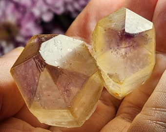 Purple Phantom Citrine Crystal / Natural Citrine / Ametrine Crystal / Phantom Crystal / Citrine / Amethyst / Ametrine / Trapiche Crystal