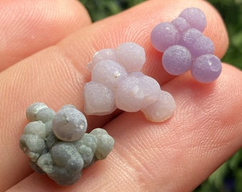 Grape Agate Crystal / Raw Grape Agate / Grape Agate Cluster / Purple Chalcedony Crystal / Grape Agate Stone / Natural Grape Agate Crystal