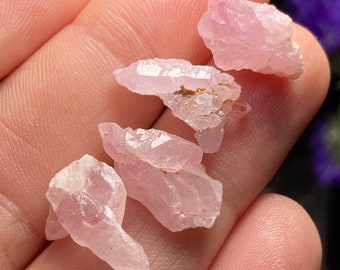 Crystallized Rose Quartz Crystal / RARE Crystal / Terminated Rose Quartz / Raw Rose Quartz / Rose Quartz Stone / Rose Quartz Gemstone