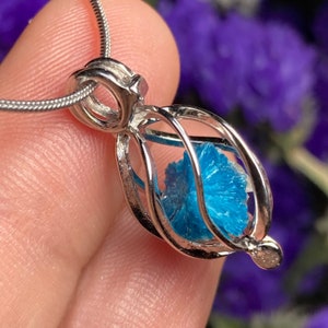 Cavansite Pendant Cavansite Crystal Cavansite Necklace