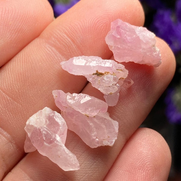 Cristal de quartz rose cristallisé / Cristal RARE / Quartz rose terminé / Quartz rose brut / Pierre de quartz rose / Pierre précieuse de quartz rose