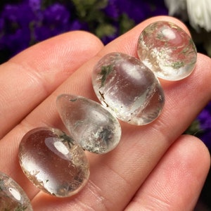 Dream Quartz Crystal / Epidote in Quartz / Polished Dream Quartz Stone / Dream Quartz / Epidote / Epidote Quartz Crystal / Epidote Crystal