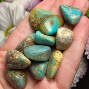 Turquoise Crystal / Natural Turquoise / Tumbled Turquoise / Turquoise Stone / Polished Turquoise / Blue Turquoise / Natural Turquoise Stone