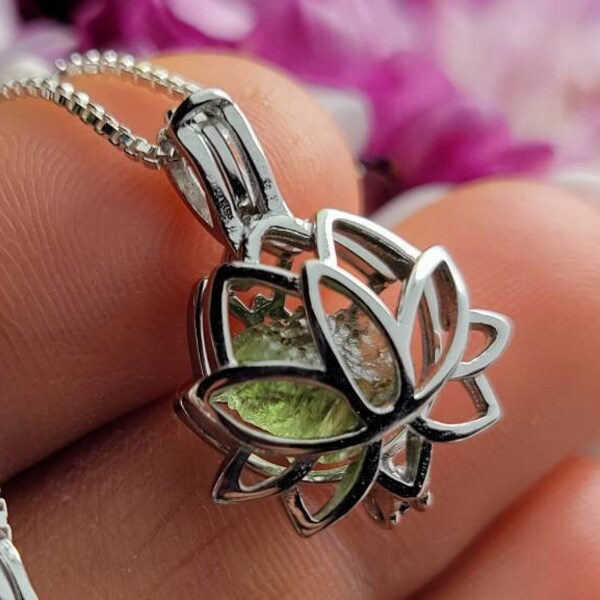 Moldavite Necklace Etsy