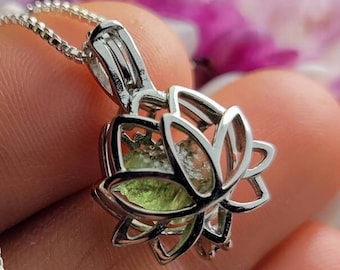 Moldavite Pendant - Moldavite Jewelry - Moldavite Necklace - Tektite Pendant - Authentic Moldavite - Genuine Moldavite - Moldavite Crystal