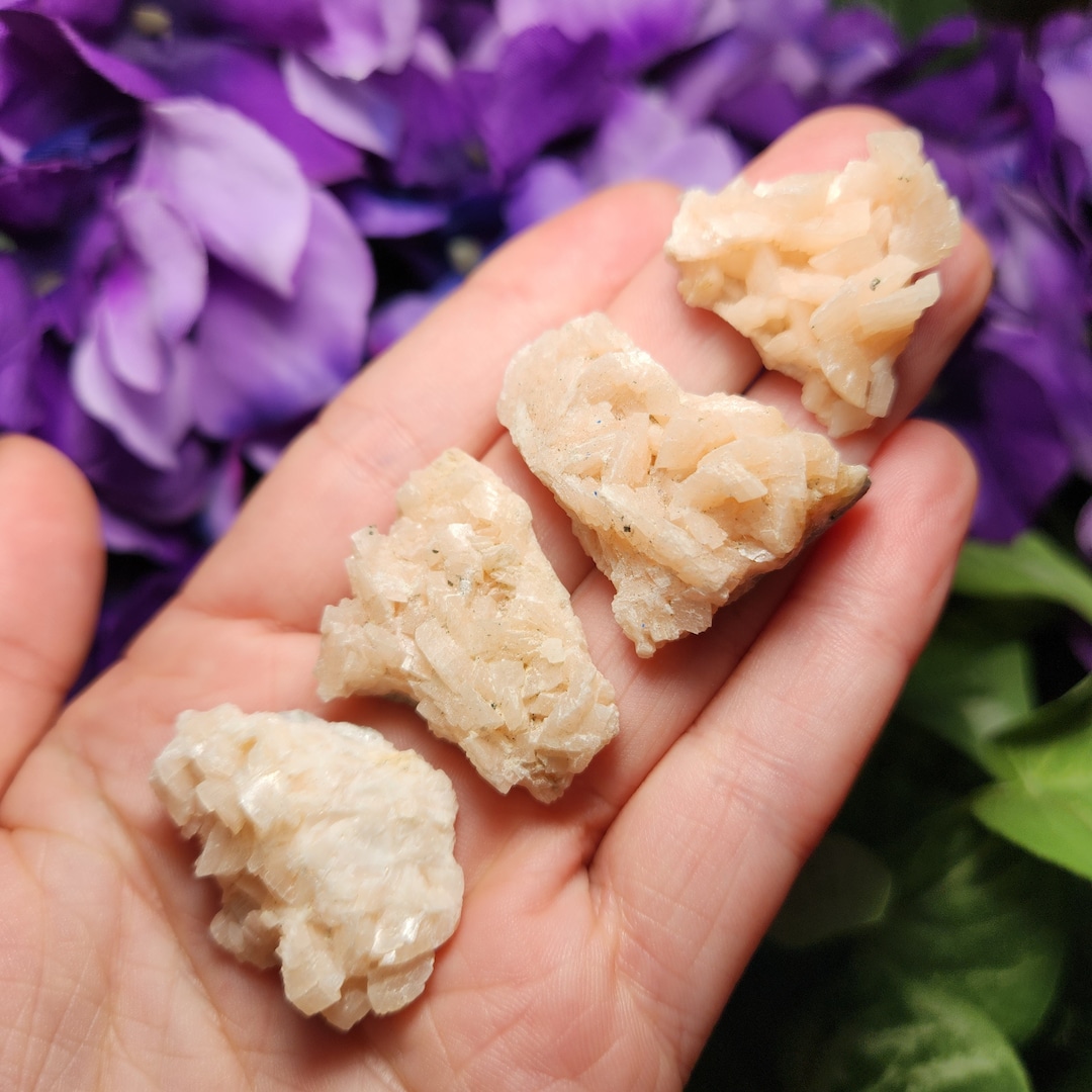 Pink Dolomite Crystal Specimen: Raw Calcite Stone Israel