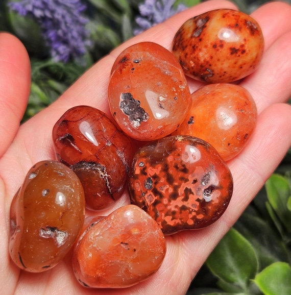 Tumbled Carnelian Crystal - Carnelian Tumble - Carnelian Stone