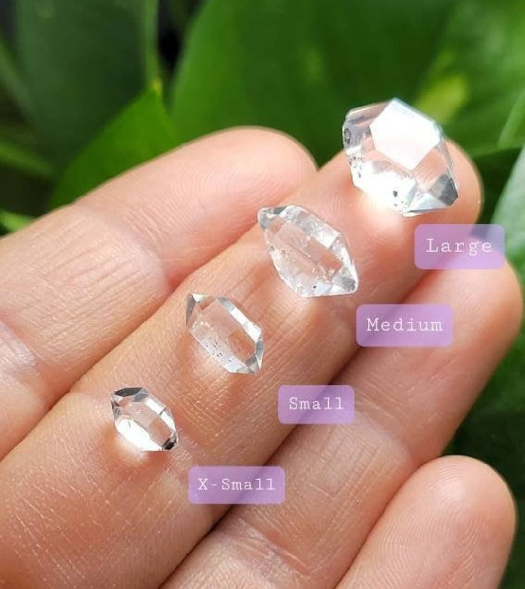 fil perles diamant herkimer 8mm