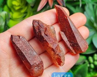 Red Hematite Quartz Crystal Red Hematite Quartz Red Dragon