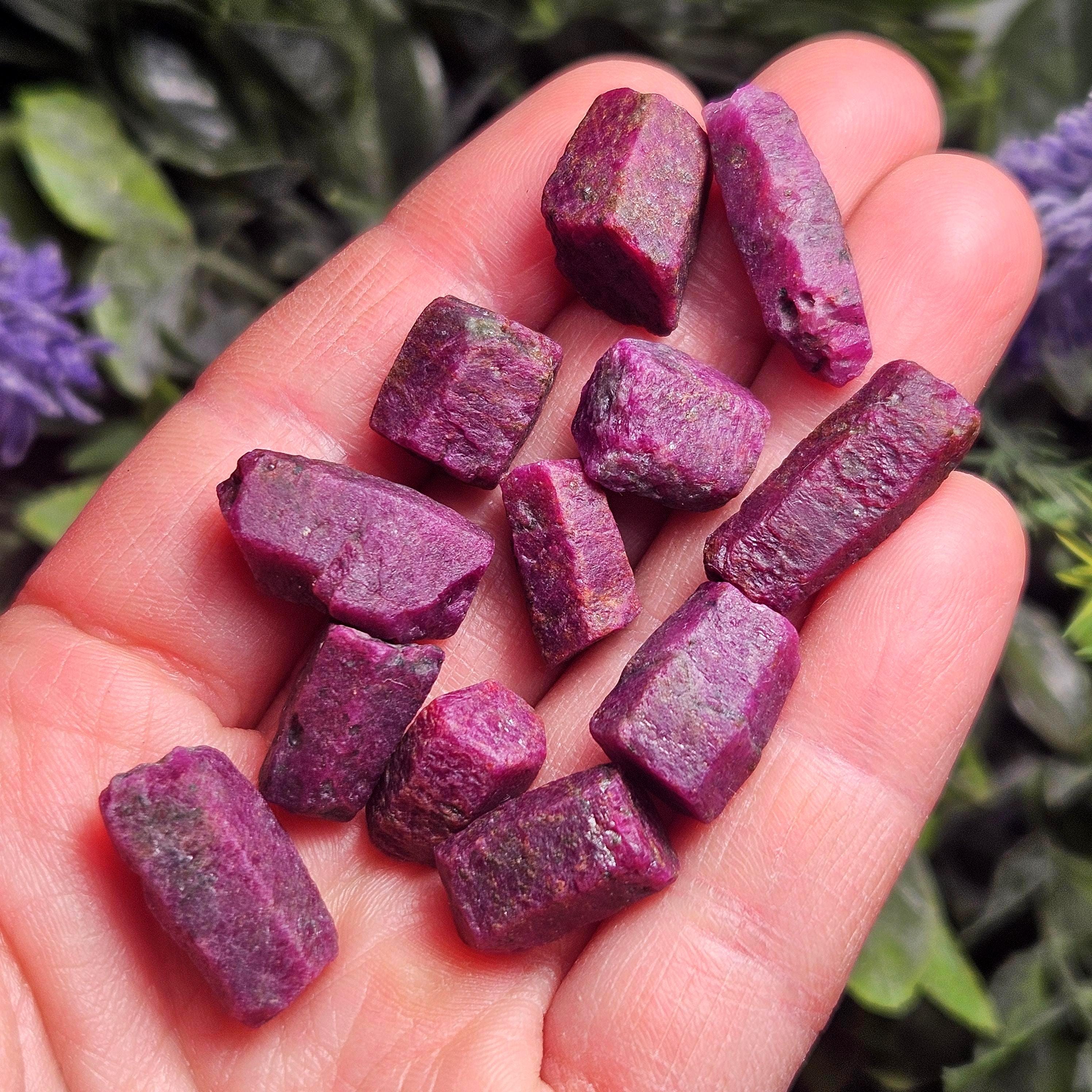 Prix de la pierre rubis, gemmes de corindon synthétique, rubis brut naturel - Chine Star Ruby et Ruby sur la vente prix