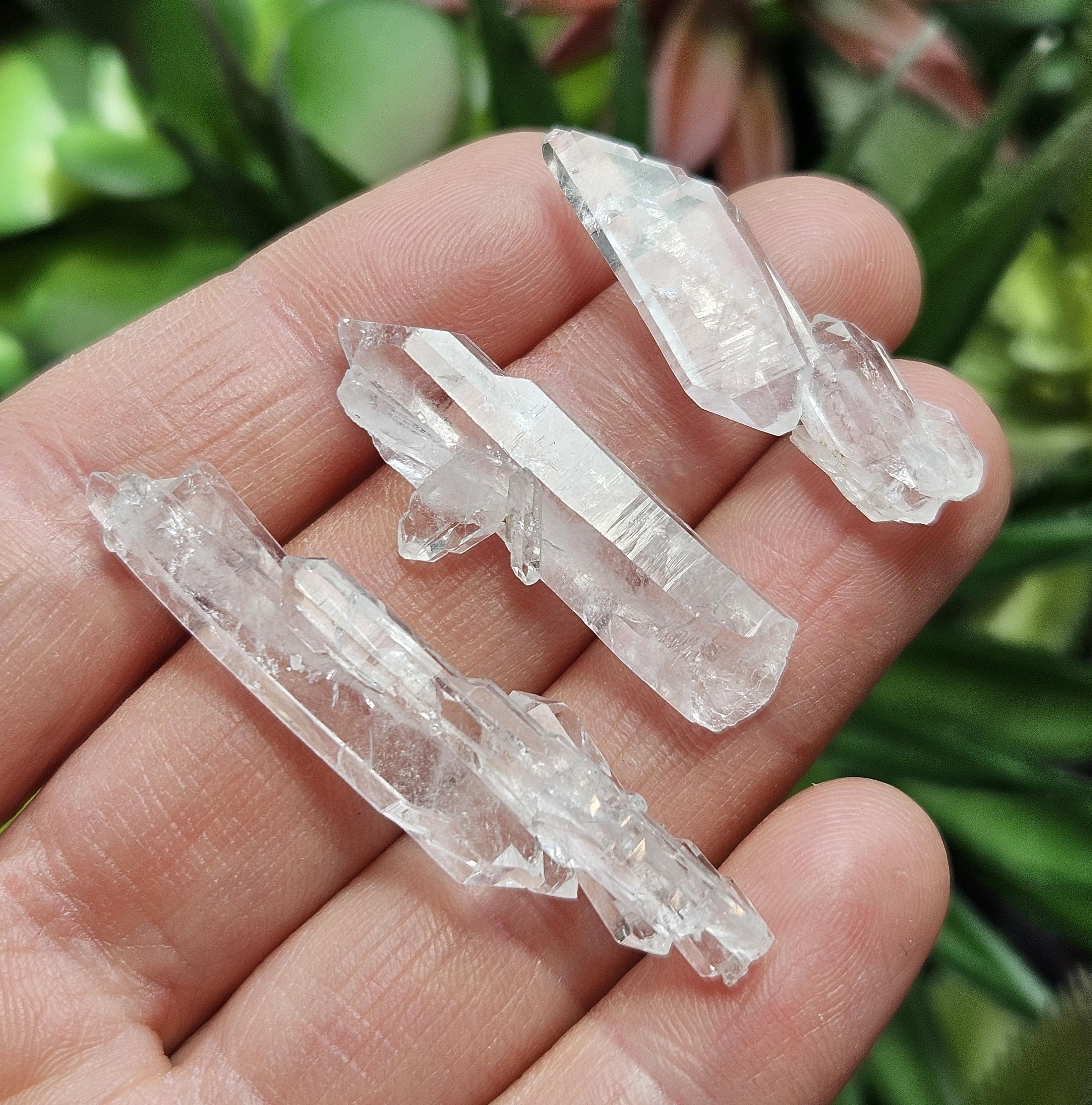 Raw Faden Quartz Crystal Specimen: High Energy Meditation Stone