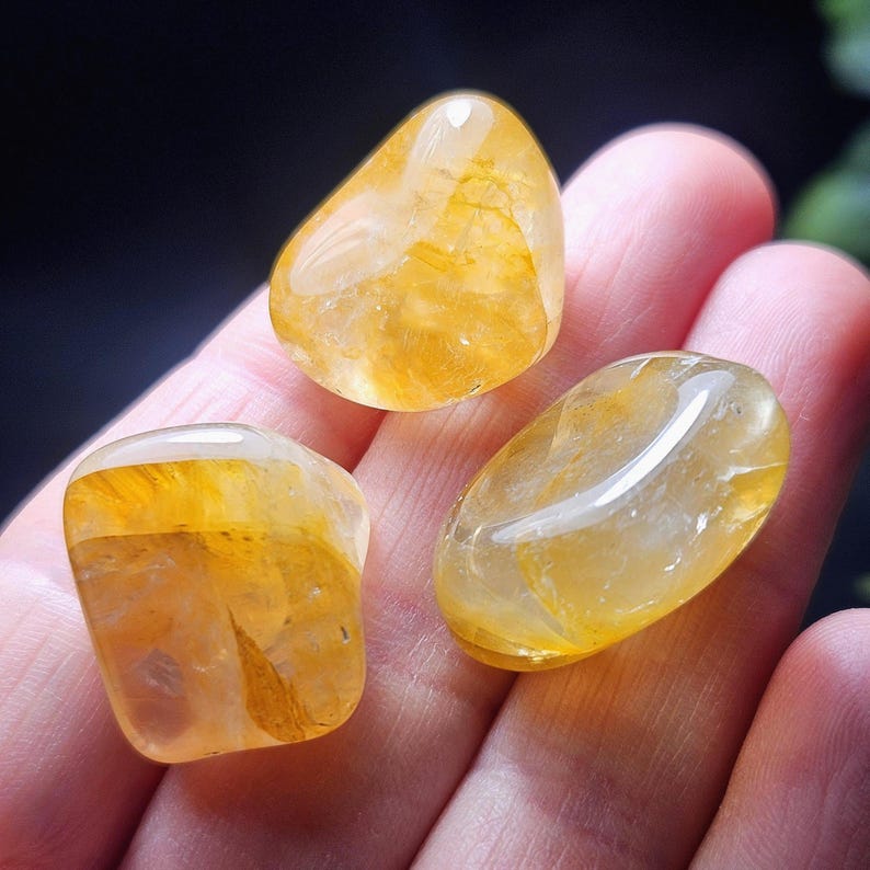 Golden Healer Quartz Crystal, Choose Your Quantity - Yellow Hematoid Quartz from Madagascar, Gold Healer Crystal image 2